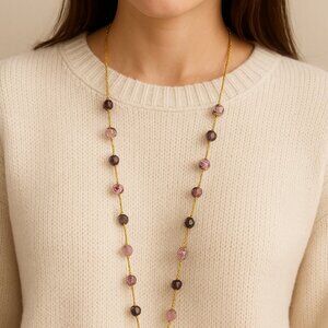 C.A.K.E. by Ali Khan Long Beaded Necklace – NWT